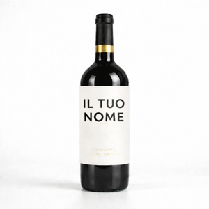 Vino Bianco/rosso con etichetta personalizzata